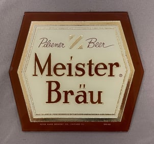 Vintage Meister Brau Beer R.O.G. Beer Sign