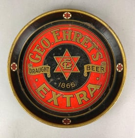 Antique 1930s George Ehret Beer Advertising Tray