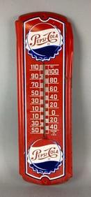Vintage Pepsi Advertising Thermometer