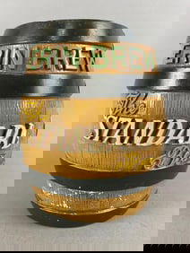 Vintage 1940s Erin Brew Beer Chalkware Advertising Bank