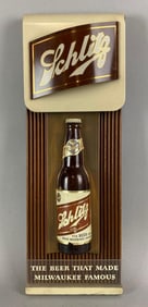 Vintage 1940s Schlitz Beer Kay Advertising Display