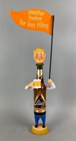 Vintage 1950s Blatz Man Advertising Bottle Statue