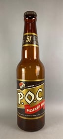 Vintage 1960s POC Advertising Display Bottle