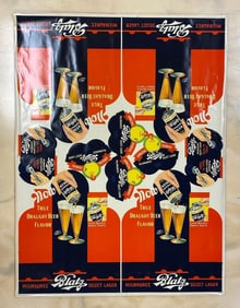Vintage 1940s Blatz Advertising Cutouts