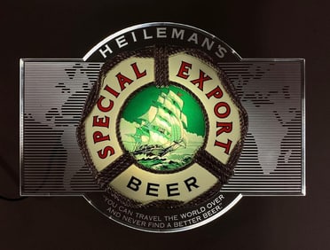 NOS 1986 Special Export Beer Light Up Advertising Lamp