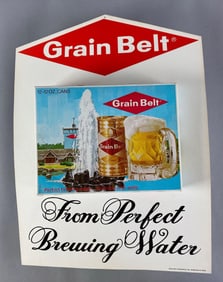 Grain Belt Beer 12 Pack Case In Store Advertising Display
