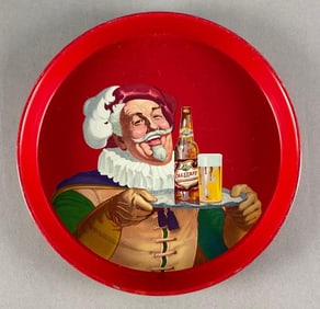 Falstaff Beer Advertising Metal Drink Tray