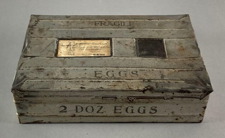 1920s 2 Dozen Egg Mailing Crate