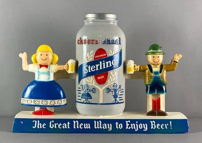 Sterling Premium Beer Chalk Advertising Display