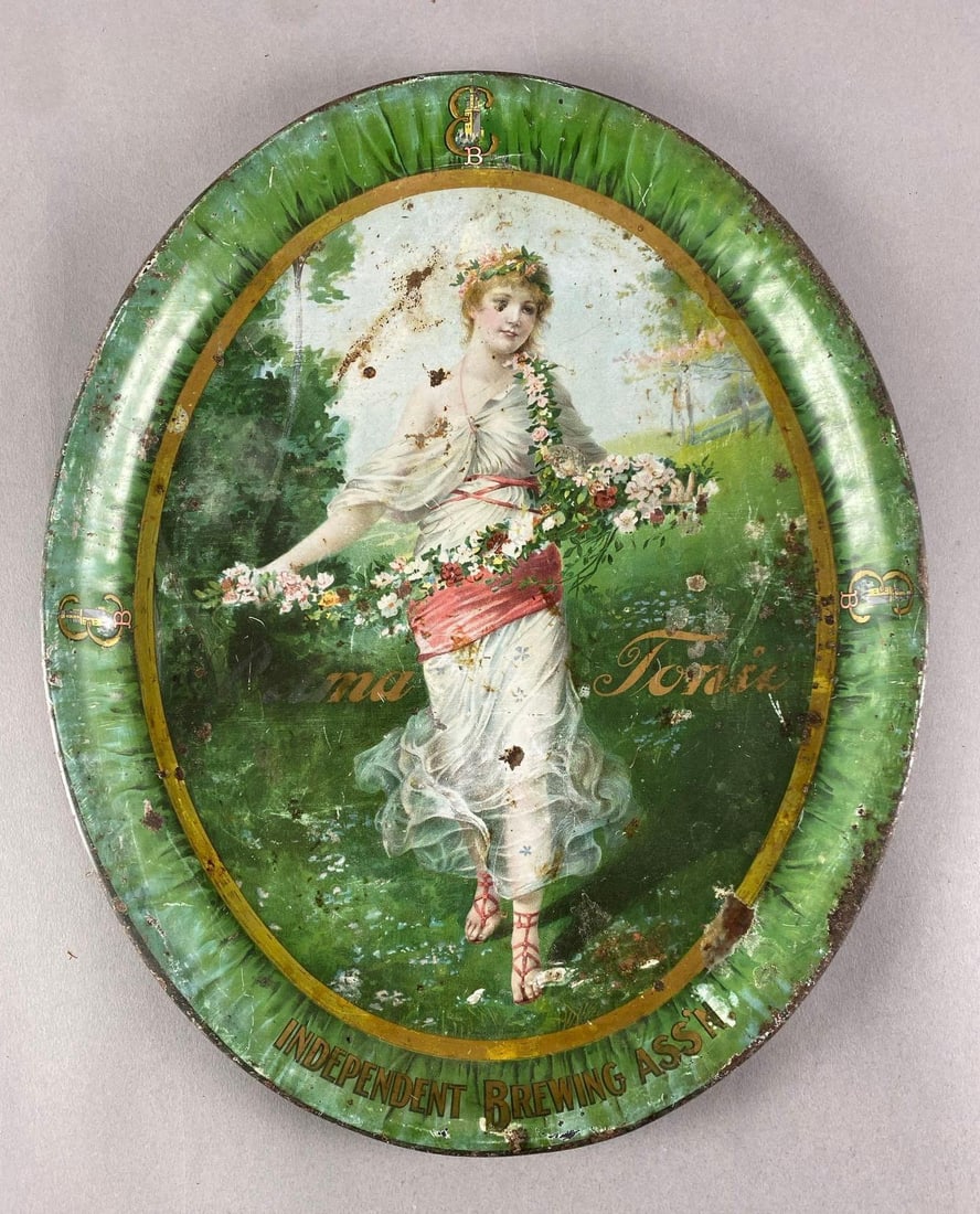 Vintage Independent Brewing Prima Tonic Art Advertising Drink Tray (1 of 3)