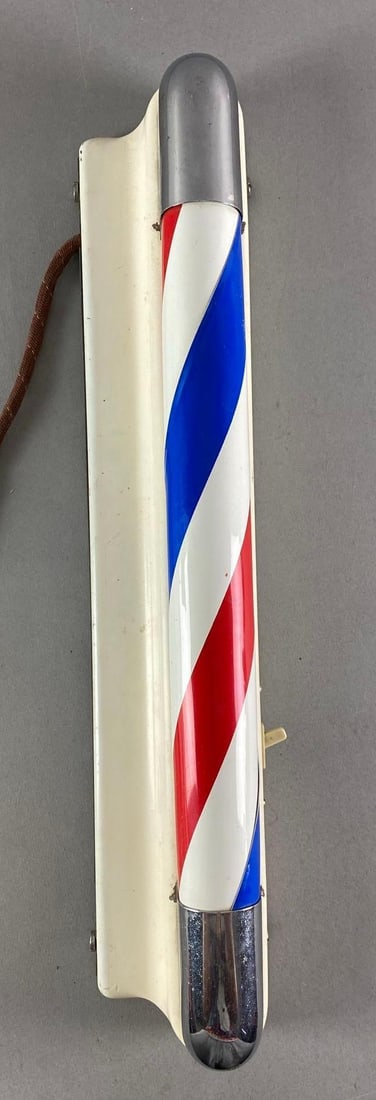 Vintage Barbers Pole Light Advertising Barbers Pole (1 of 3)