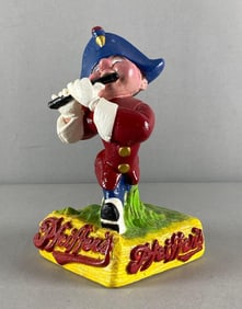 Plasto Pfeiffer Brewing Co. Johnny Fifer Chalkware Advertising Back Bar Display