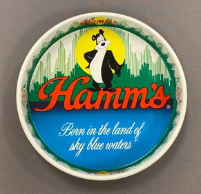 1981 Hamm’s Beer Metal Advertising Drink Tray