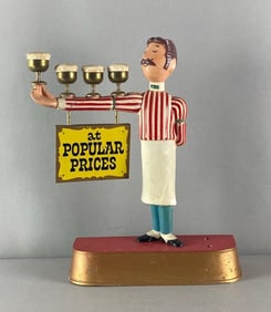 Pabst Blue Ribbon Beer Waiter Advertising Display