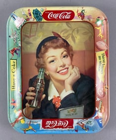 Coca-Cola Seasonal Advertising Metal Drink Tray
