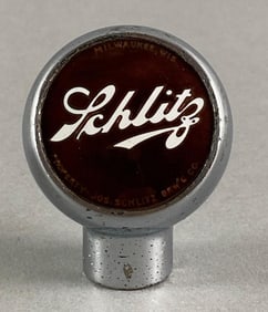Schlitz Beer Advertising Tap Knob