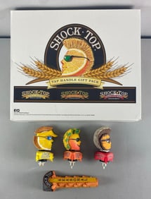 Shock Top Beer Light Up Advertising Tap Handle Gift Pack