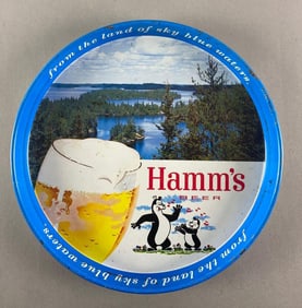 Hamm's Beer Metal Advertising Drink Tray