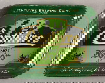 Centlivre Beer Brewing Metal Advertising Drink Tray