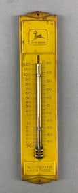 John Deer Nothing Runs Like A Deere Metal Advertising Thermometer