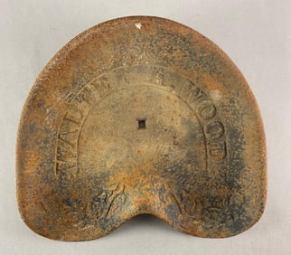 Vintage Walter A Wood Cast Iron Tractor Seat