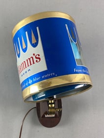 Hamm’s Light Up Heat Motion Advertising Wall Sconce