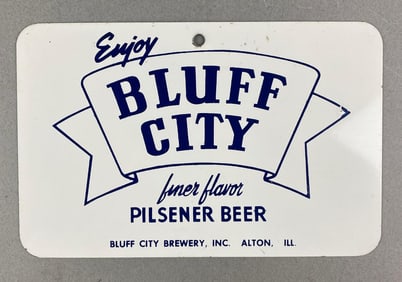 Bluff City Pilsner Advertising Metal Sign