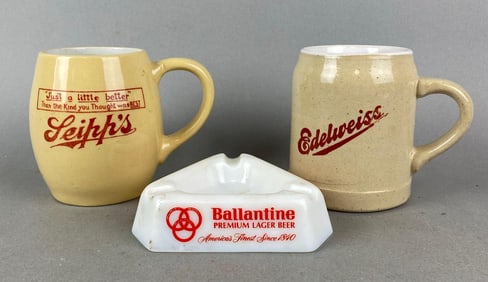 Group of Vintage Beer Advertising items