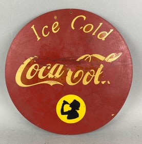Vintage Coca Cola Advertising Sign