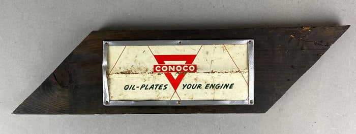 Vintage Conoco Tin Advertising Sign