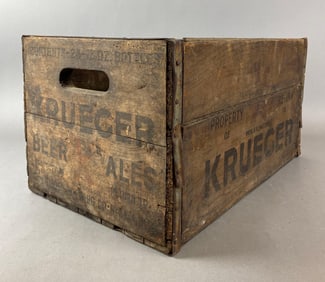 Vintage Kruger Advertising Beer Crate