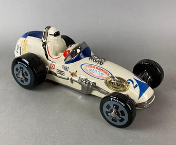 Vintage Ezra Brooks Advertising Heritage China Decanter