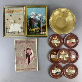 Group of Edelweiss and Canadian Ace Advertising Items