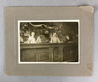 Antique Schlitz Advertising Beer Cabinet Photo