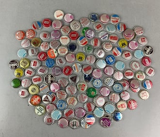 Group of Assorted Vintage Advertising Beer and Soda Bottle Caps