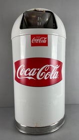 Coca-Cola Advertising Trash Can