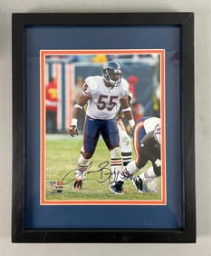 Signed Lance Briggs Chicago Bears NFL Photo