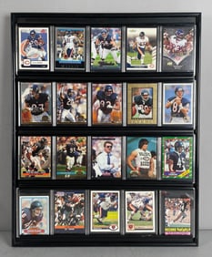 Chicago Bears Football Cards Display