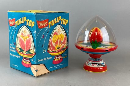 Vintage J Chein Magic Tulip Top