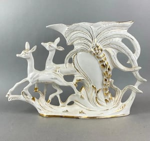 Vintage Sicas Sesto Fior' Porcelain Vase