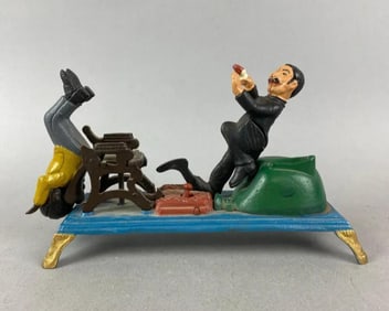 The Book of Knowledge The Dentist Cast Iron Bank