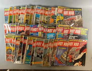 Large Group of Vintage Hot Rod Magazines