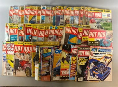 Large Group of Vintage Hot Rod Magazines