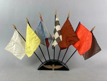 Vintage Indy 500 Desk Flags