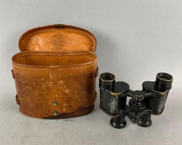 Vintage WW2 Optical Annex Shop Signal Corp Binoculars