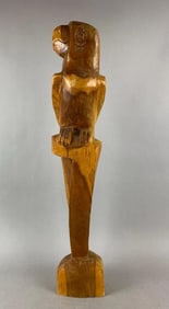 Carved Parrot Figure
