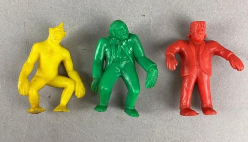 Group of 3 Vintage 1964 Palmer Monsters Figures