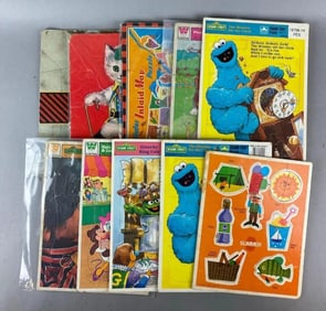 Group of 9 Child Puzzles and More