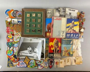 Group of Assorted Vintage Boy Scout Items