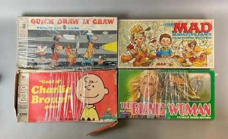 Group of 4 Vintage Board Games